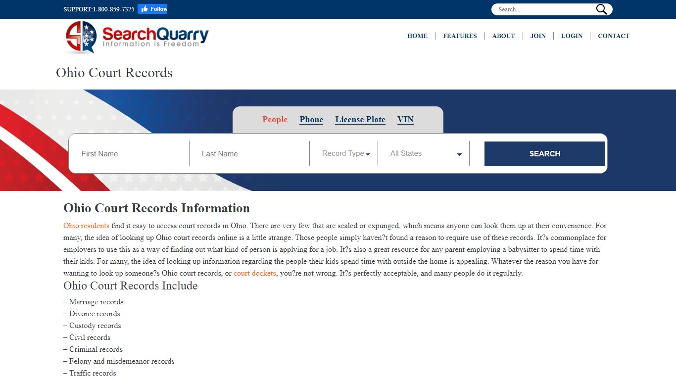 Enter a Name to View Ohio Court Records Online - SearchQuarry